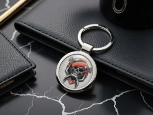 Dog Key Chain Cute Durable Metal Build